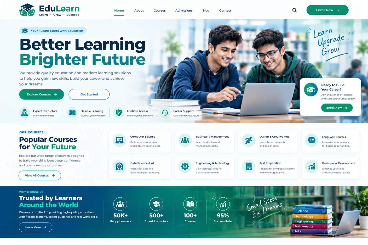 Education and Learning Website